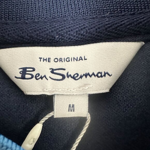 Ben Sherman Mens Navy Blazer Jacket Medium 60% Polyester 40% Cotton - Picture 3 of 6